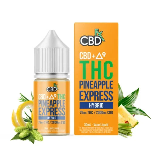 CBD + Delta-9 THC Vape Juice Pineapple Express Hybrid In Pakistan