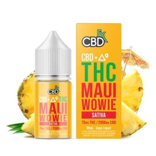 THC Vape Juice CBD + Delta-9 THC Maui Wowie Sativa In Pakistan